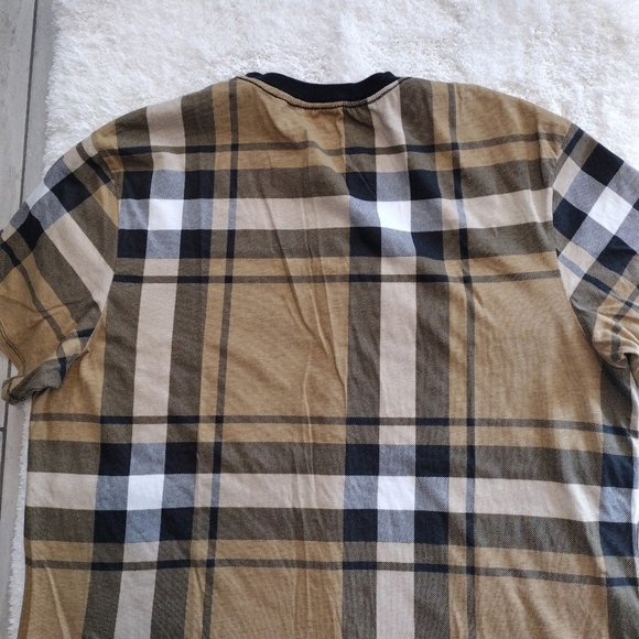 Guess - Plaid Short Sleeve T-Shirt Embroidery - Picture 8 of 13